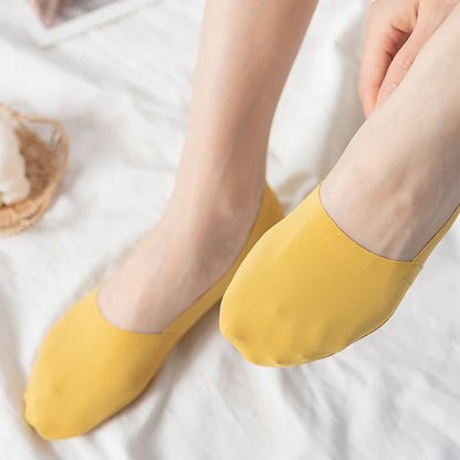 Unisex Plus Size Deep Mouth Boat Socks(5 Pairs)
