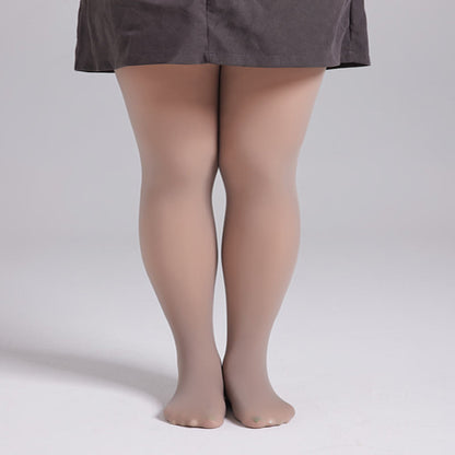 Plus Size High Waist Thick Pantyhose