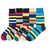 Plusock Color Stripes Quarter Socks(5 Pairs)