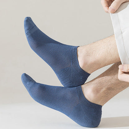 Plus Size Sweat Wicking No Show Socks(7 Pairs)
