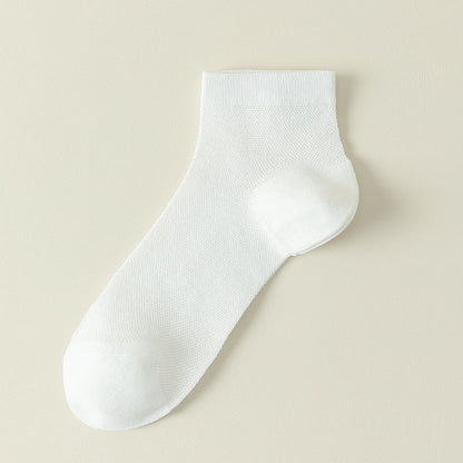 Plus Size Mesh Breathable Sports Ankle Socks(7 Pairs)