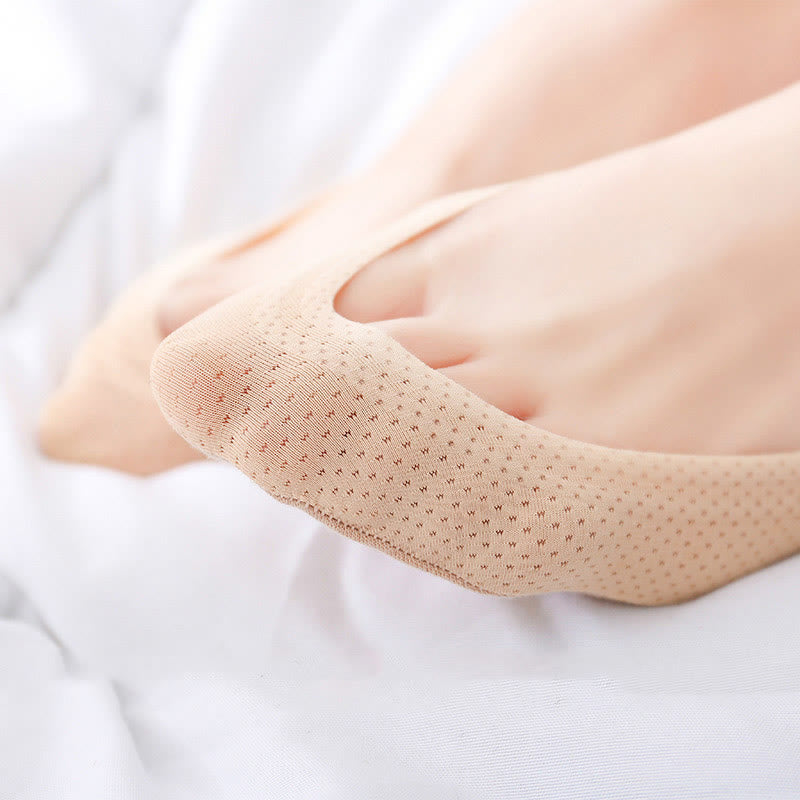 Plus Size Mesh Non Slip No Show Socks(10 Pairs)