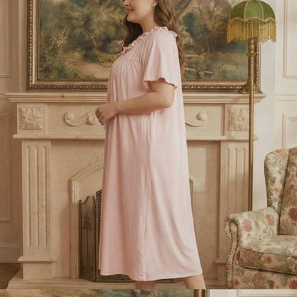 Plusock Blush Tie Front Nightgown - image 3