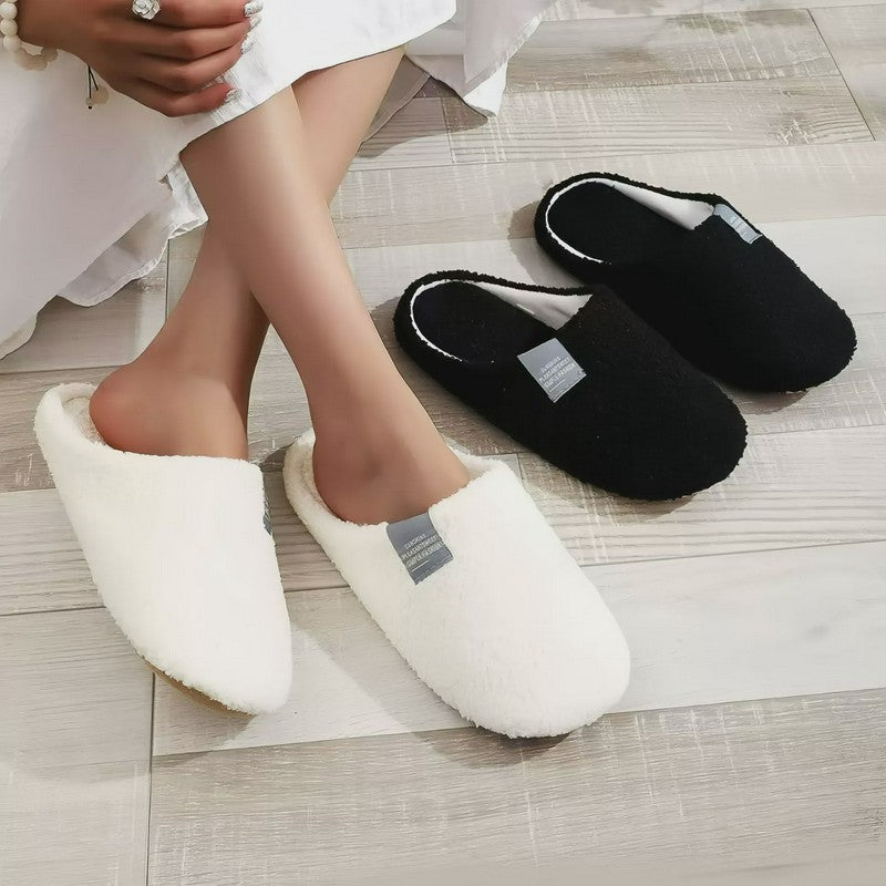 Plusock Cozy Solid Color House Slippers - image 0