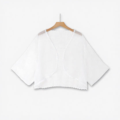 Plusock Romantic Ditsy Dot Dress Two Piece Set - Blouse - 6XL - image 2