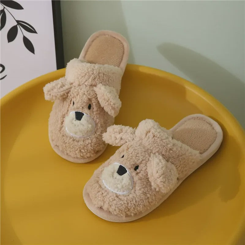 Plusock Cozy Cartoon Bear Plush Indoor Slippers - image 5