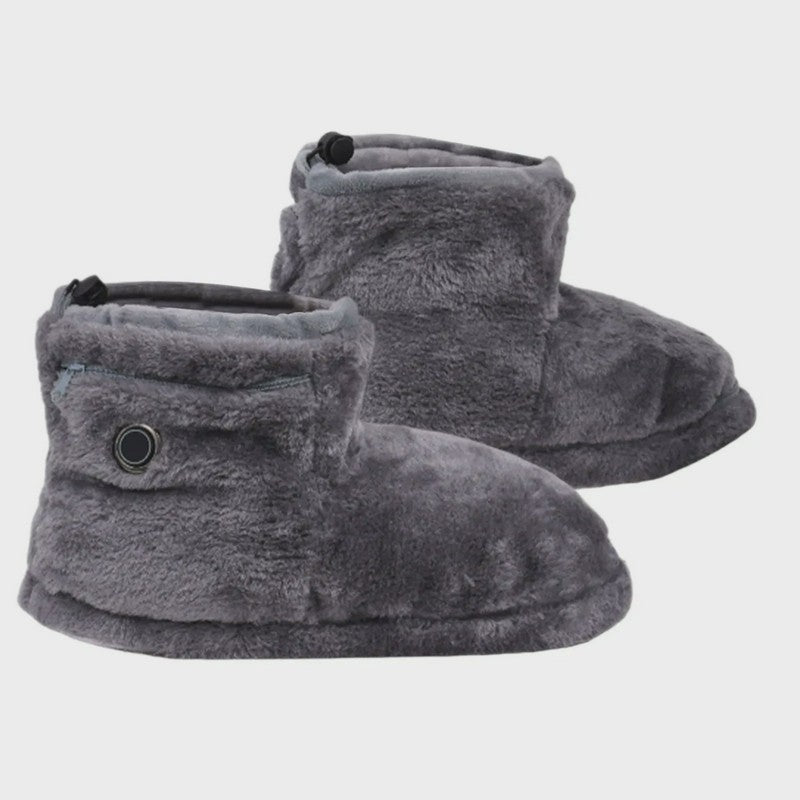 Plusock Heating Cozy Knit Plush Slipper Socks - image 8
