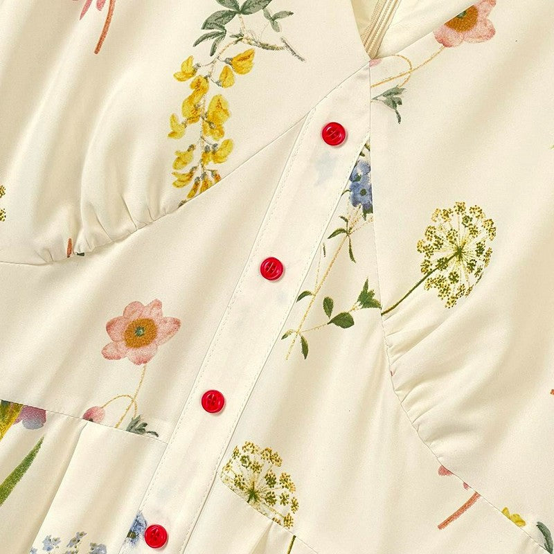 Plusock Botanical Button Front Maxi Dress - image 5