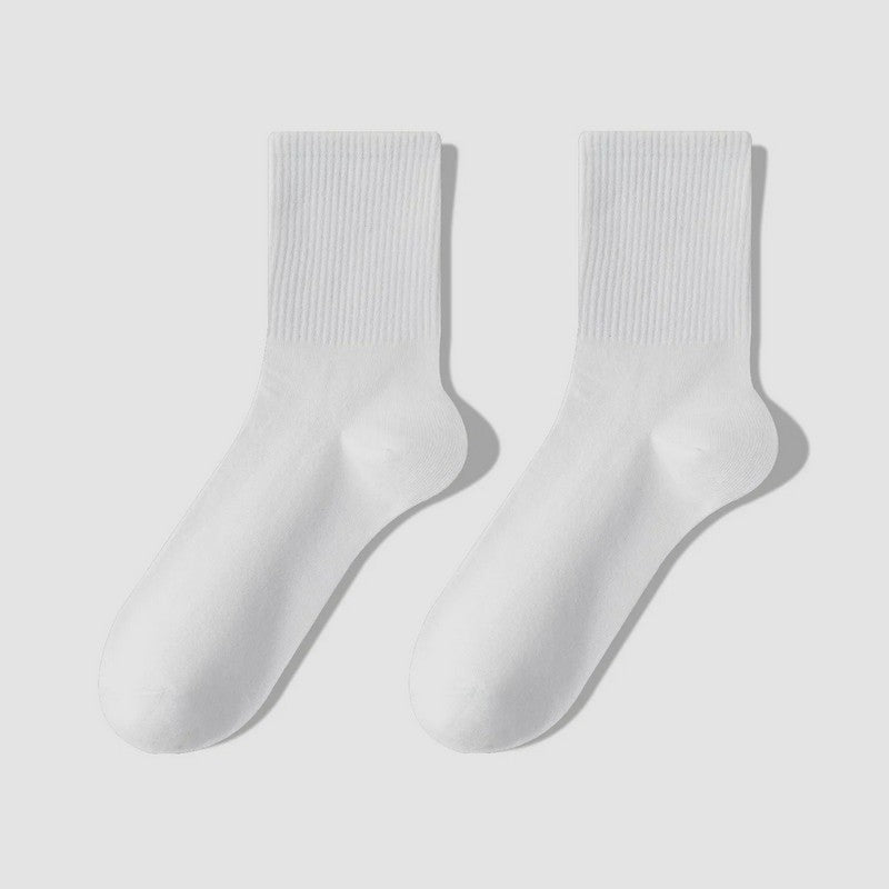 Plusock Everyday Cotton Blend Quarter  Socks(7 Pairs) - White - EU39-43(US6-9) - image 8
