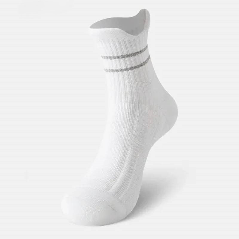 Plusock Cushioned Running Quarter Compression Socks(3 Pairs) - White - EU44-48(US10-13) - image 6