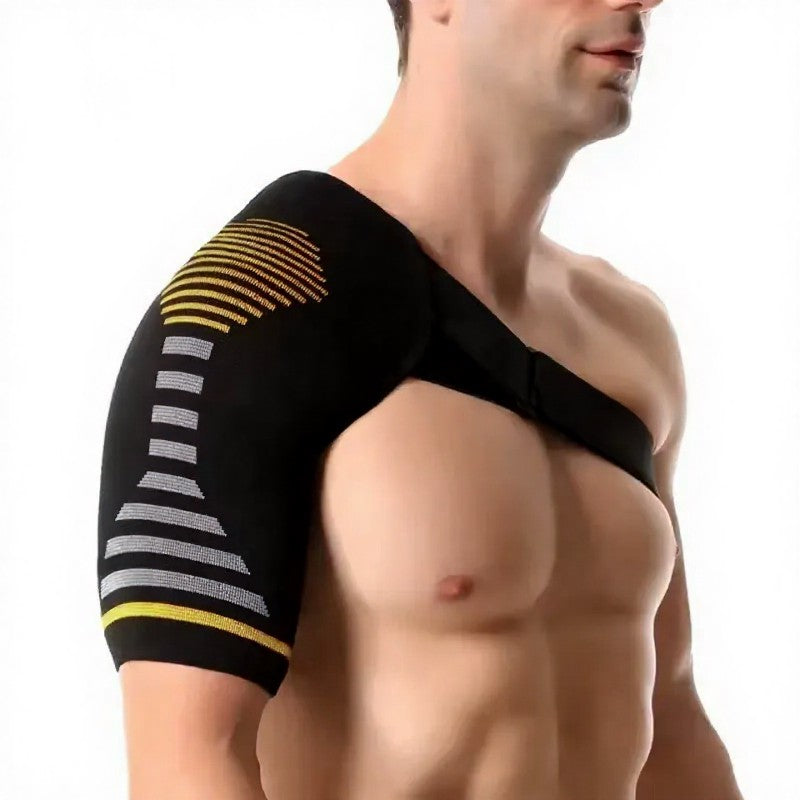 Plusock Knitted Single Shoulder Support Brace - Yellow - L/XL - image 2