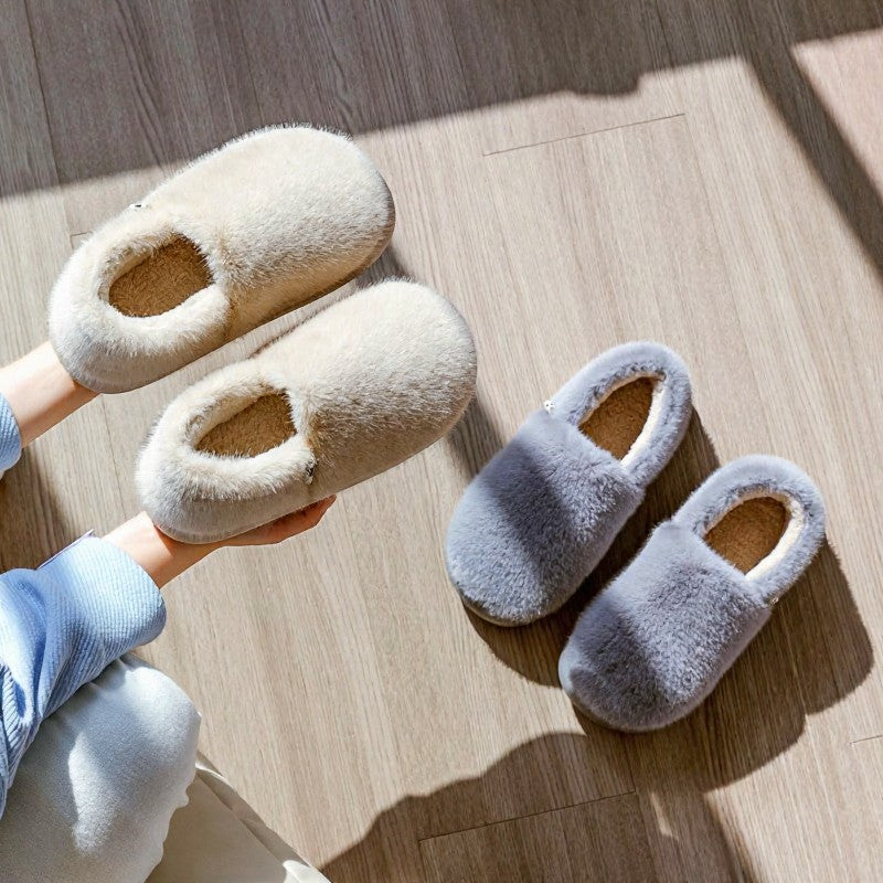 Plusock Warm Furry Indoor  Fluffy Shoes - image 1