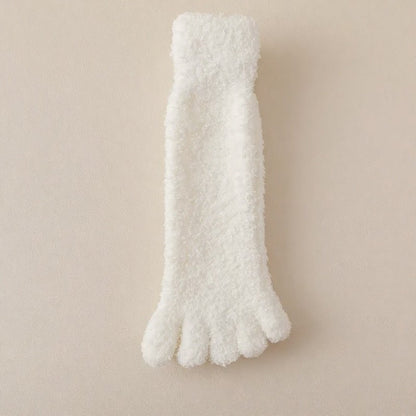 Plusock Cozy Alignment Socks(3 Pairs) - White+Beige+Light Gray - EU36-40(US3-6) - image 12