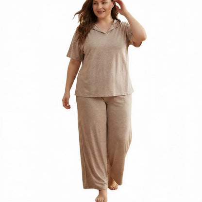 Plusock Loose-fitting With A Hood Pajama Set - image 4