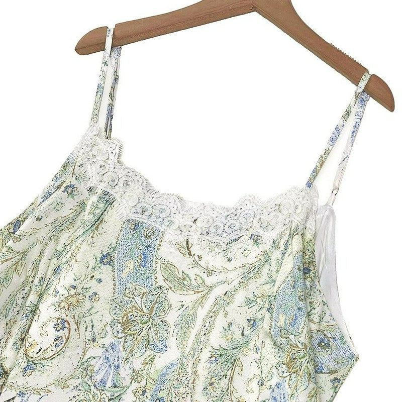 Plusock Floral Satin Dress Cardigan Two-Piece Set - image 3