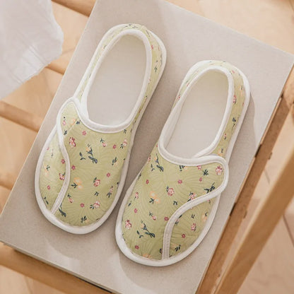 Plusock Adjustable Garden Quilted Fluffy Shoes - Green - EU40-41 (US7-7.5) - image 6