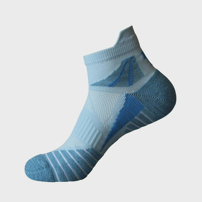 Plusock Active Mesh Cushion Ankle Compression Socks(3 Pairs) - Sky Blue - EU39-43(US6-9) - image 4