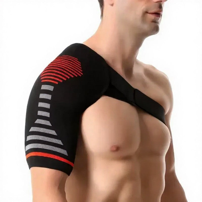 Plusock Knitted Single Shoulder Support Brace - Red - L/XL - image 3