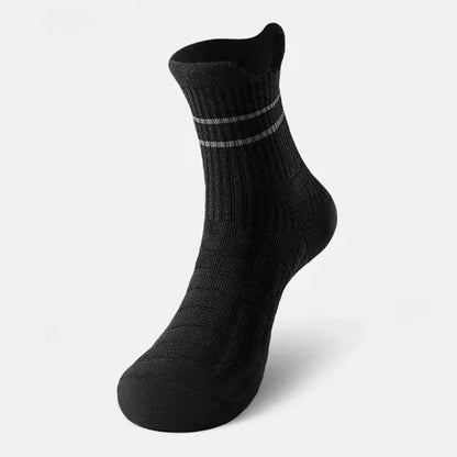 Plusock Cushioned Running Quarter Compression Socks(3 Pairs) - Black - EU44-48(US10-13) - image 5