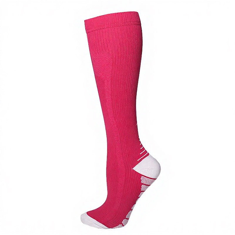 Plusock Solid Color Arrow Pattern Compression Socks(5 Pairs) - image 17