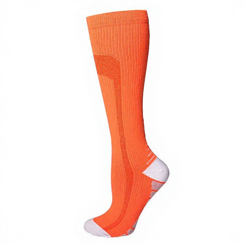Plusock Solid Color Arrow Pattern Compression Socks(5 Pairs) - image 11