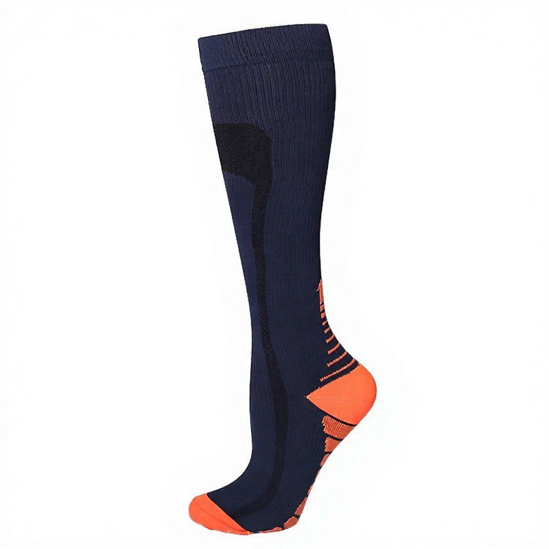 Plusock Solid Color Arrow Pattern Compression Socks(5 Pairs) - image 16