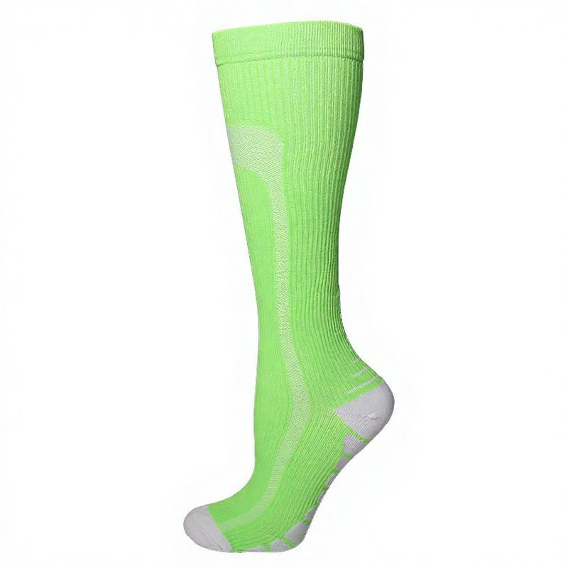 Plusock Solid Color Arrow Pattern Compression Socks(5 Pairs) - image 14
