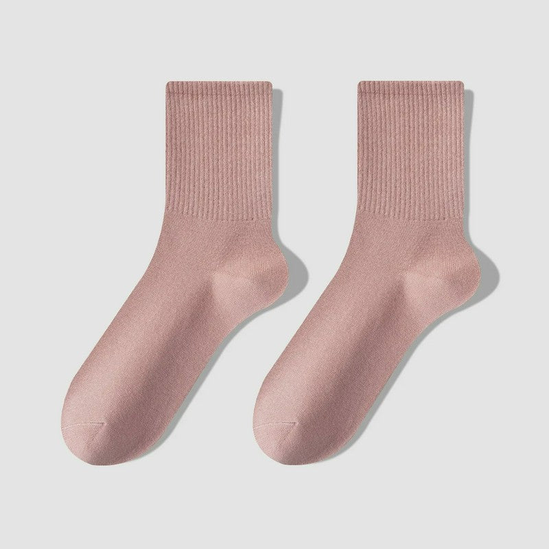 Plusock Everyday Cotton Blend Quarter  Socks(7 Pairs) - Pink - EU39-43(US6-9) - image 6