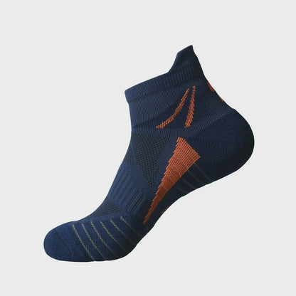 Plusock Active Mesh Cushion Ankle Compression Socks(3 Pairs) - Navy Blue+Coffee+Amy Green - EU39-43(US6-9) - image 3