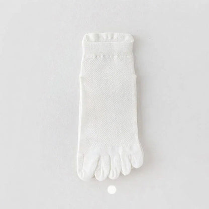 Plusock Breathable Alignment Socks(5 Pairs) - White+Black+Light Gray+Dark Blue+Coffee - EU39-44(6-10) - image 9