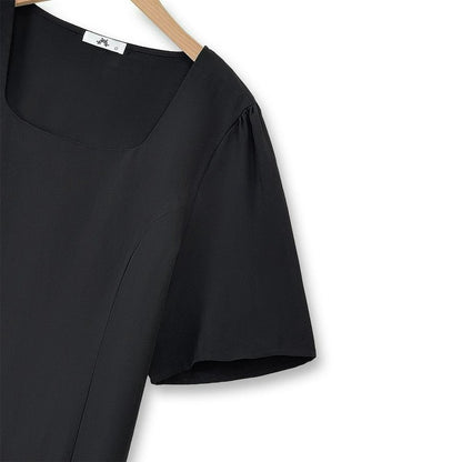 Plusock Minimalist Square Neck Wide Leg Two Piece Pant Set - image 5