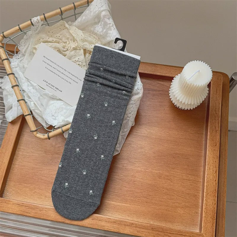 Plusock Casual Cotton Blend Crew Socks(5 Pairs) - Dark Grey - EU35-40 (US2-7) - image 5