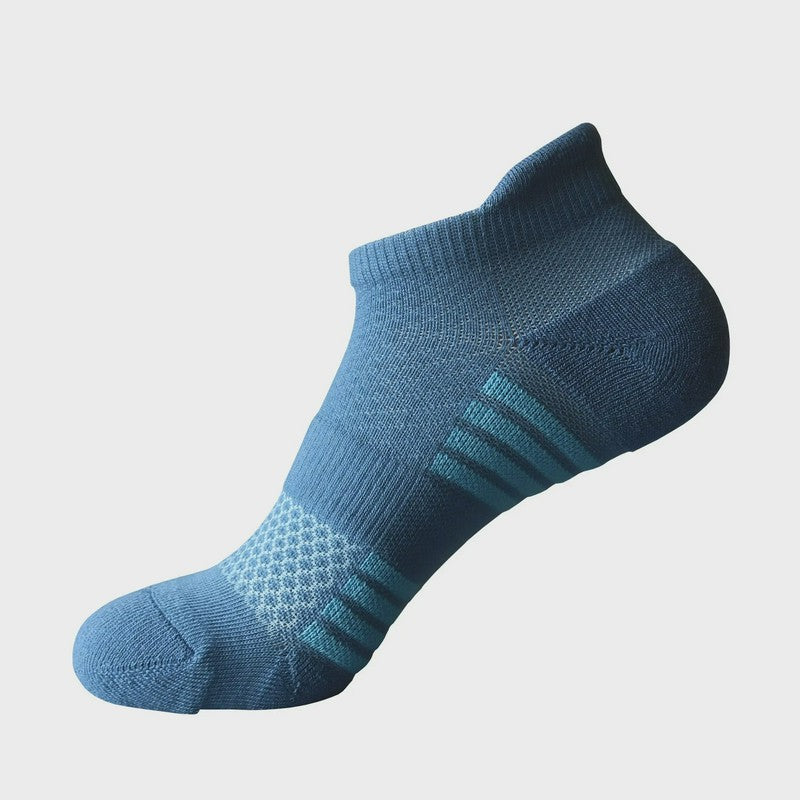 Plusock Thickened Cotton Blend Ankle Compression Socks(5 Pairs) - Navy Blue - EU38-43(US5-9) - image 1