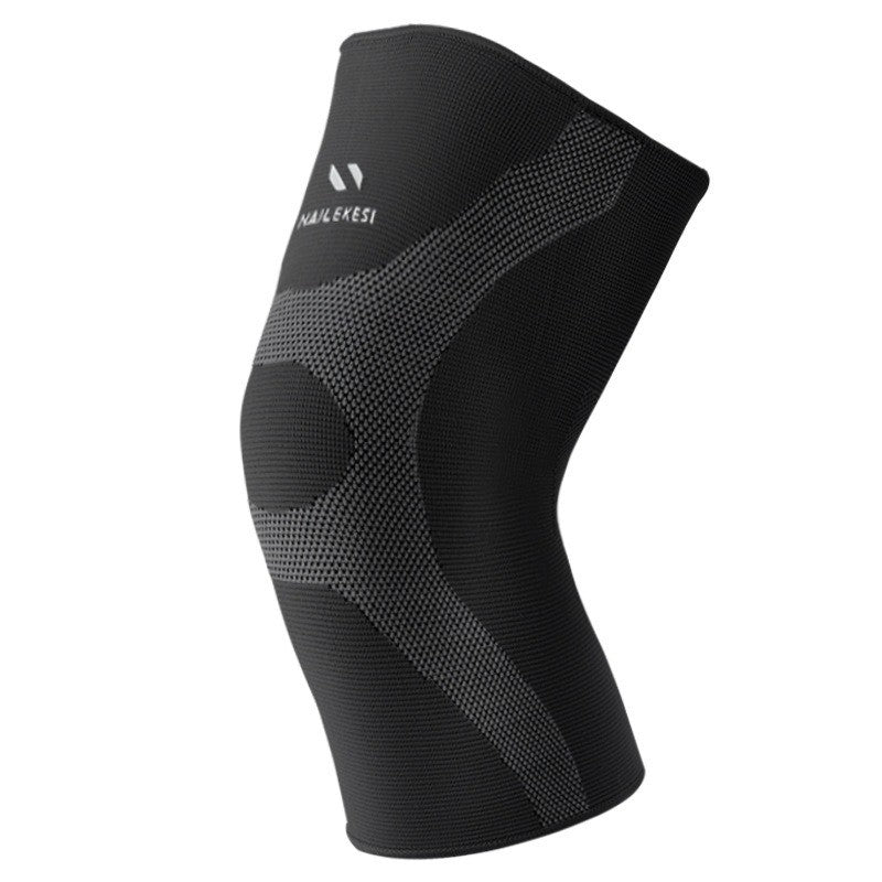 Plusock Thermal Compression Support Plus Size Sports Knee Brace - Black - 4XL - image 1