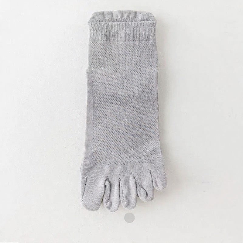 Plusock Breathable Alignment Socks(5 Pairs) - Light Gray - EU39-44(6-10) - image 8