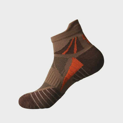 Plusock Active Mesh Cushion Ankle Compression Socks(3 Pairs) - Coffee - EU39-43(US6-9) - image 2