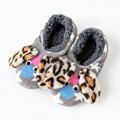 Plusock Tomato Blossom Coral Fleece Slipper Socks - Light Gray - EU36-40(US3-7) - image 13