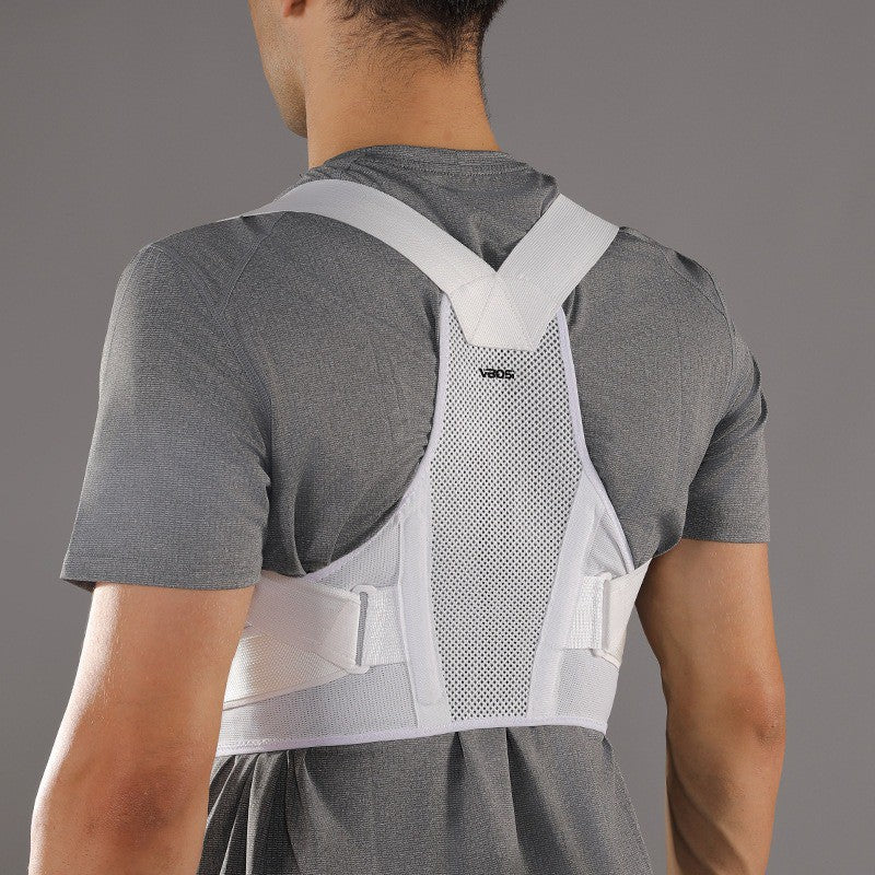 Plusock Breathable X Back Posture Corrector - White - 2XL - image 3