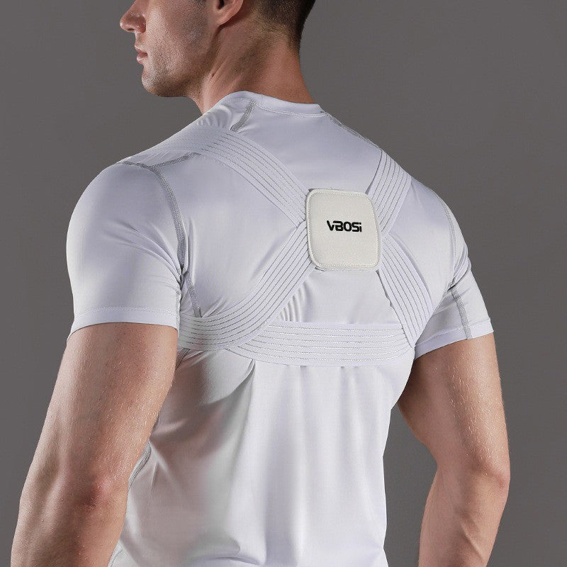 Plusock Adjustable Back Support Posture Corrector - White - 2XL - image 3