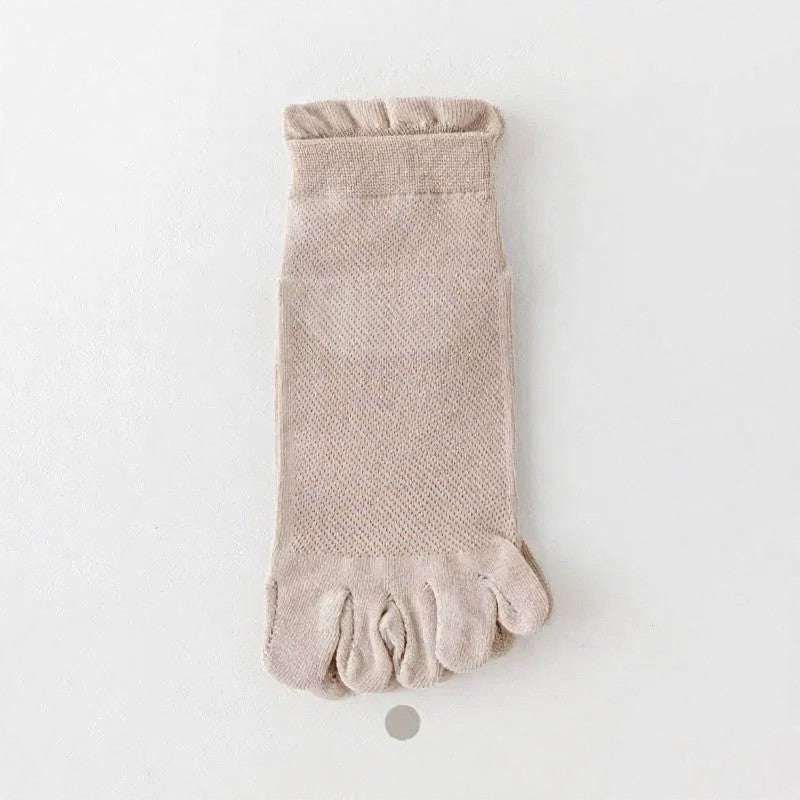 Plusock Breathable Alignment Socks(5 Pairs) - Coffee - EU39-44(6-10) - image 6