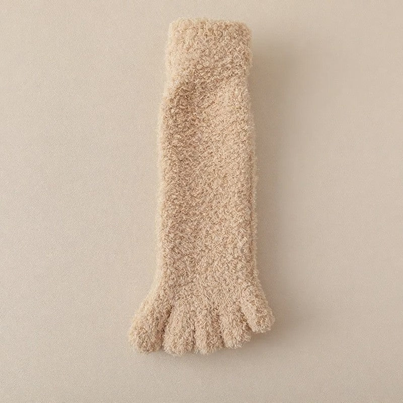 Plusock Cozy Alignment Socks(3 Pairs) - Khaki+Coffee+Camel - EU36-40(US3-6) - image 6
