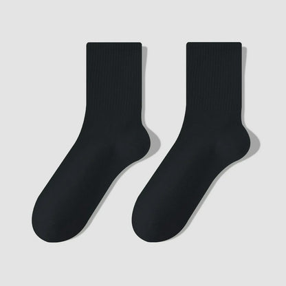 Plusock Everyday Cotton Blend Quarter  Socks(7 Pairs) - Black - EU39-43(US6-9) - image 2