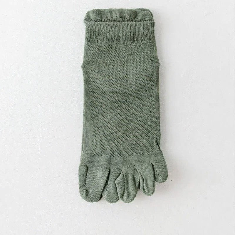 Plusock Breathable Alignment Socks(5 Pairs) - Green - EU39-44(6-10) - image 2
