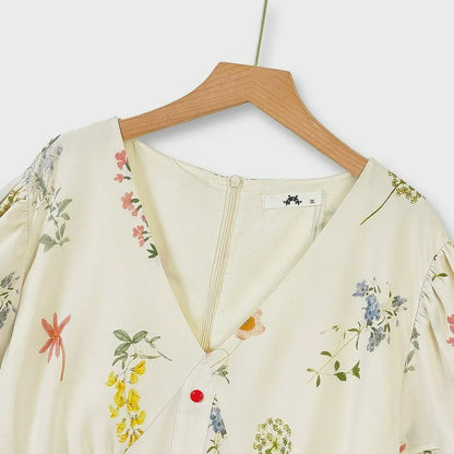 Plusock Botanical Button Front Maxi Dress - image 1
