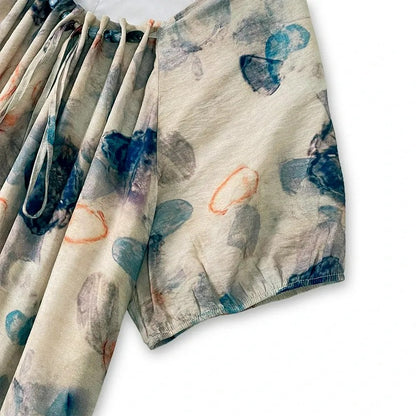 Plusock Watercolor Floral Relaxed Maxi Dress - image 3