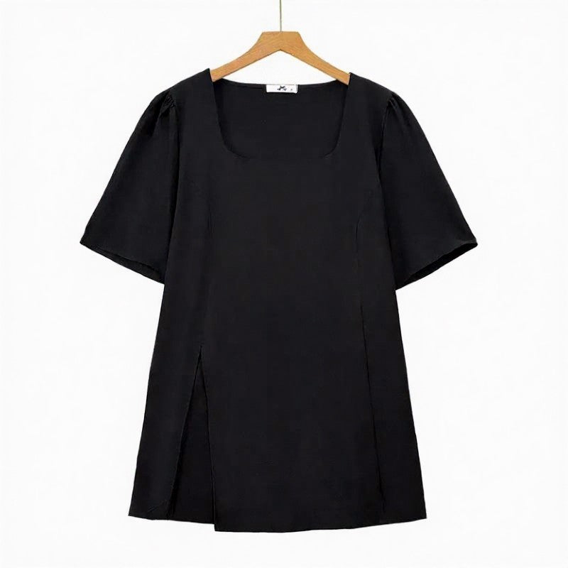 Plusock Minimalist Square Neck Wide Leg Two Piece Pant Set - image 1