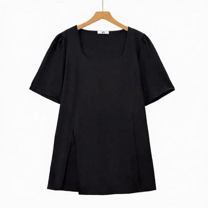Plusock Minimalist Square Neck Wide Leg Two Piece Pant Set - image 1