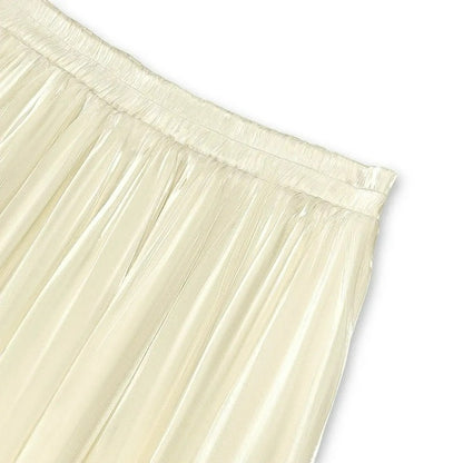 Plusock Silky Pleated Midi Skirt - image 4