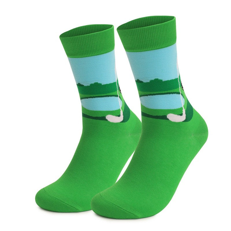 Plusock Golf Day Quarter  Socks(3 Pairs) - Green - EU39-45(US6-11) - image 4