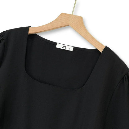 Plusock Minimalist Square Neck Wide Leg Two Piece Pant Set - image 3